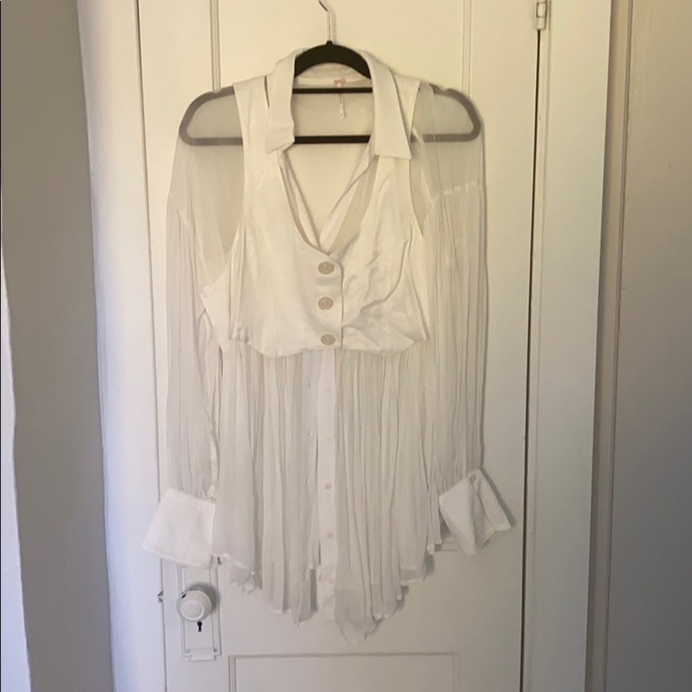 Free people white top